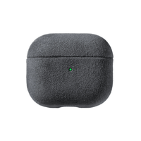 Coque AirPods (3ᵉ génération) en Alcantara - Gris sidéral