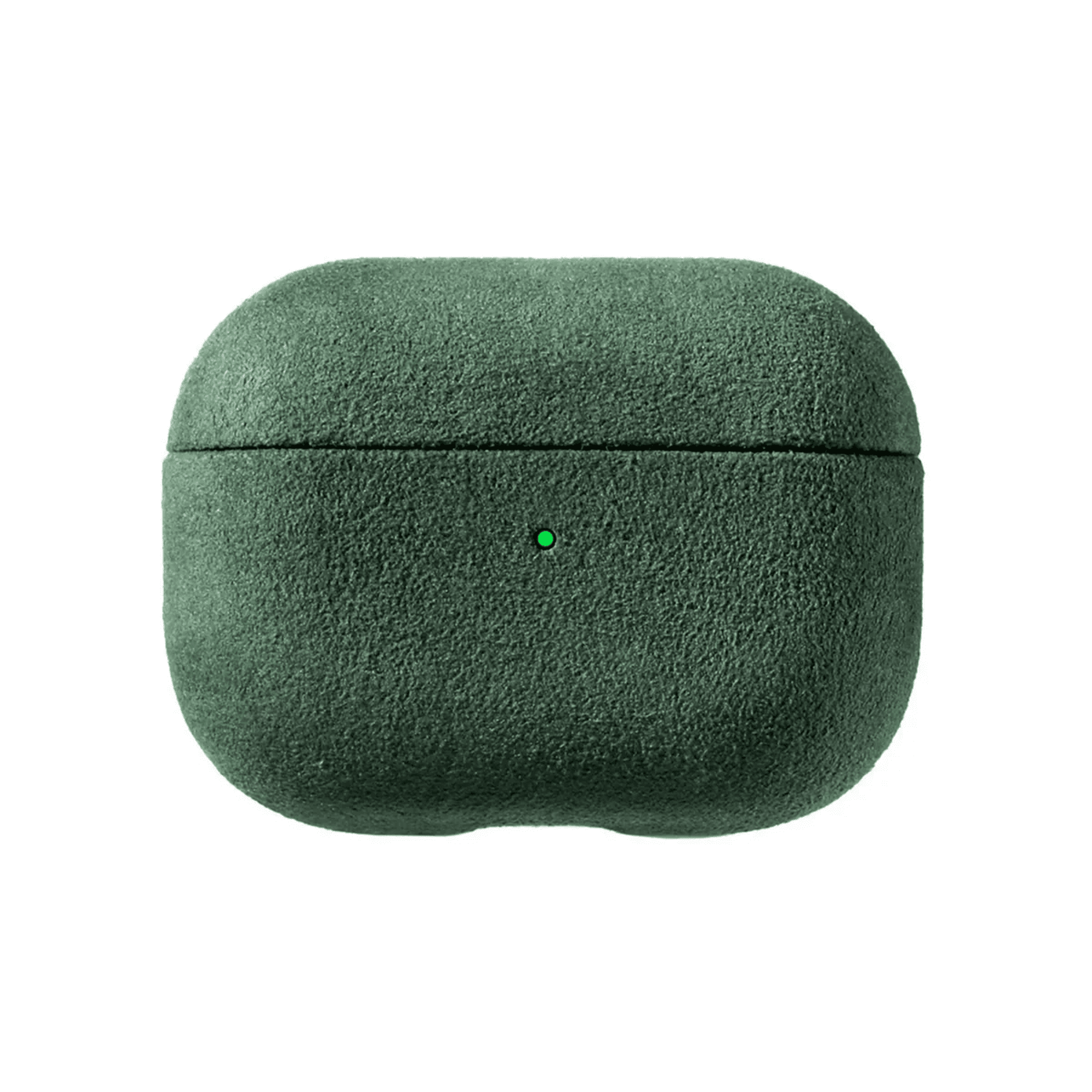 Coque en Alcantara pour AirPods Pro (2e génération) - Vert nuit