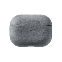 Coque en Alcantara pour AirPods Pro (3e génération) - Gris Nardo