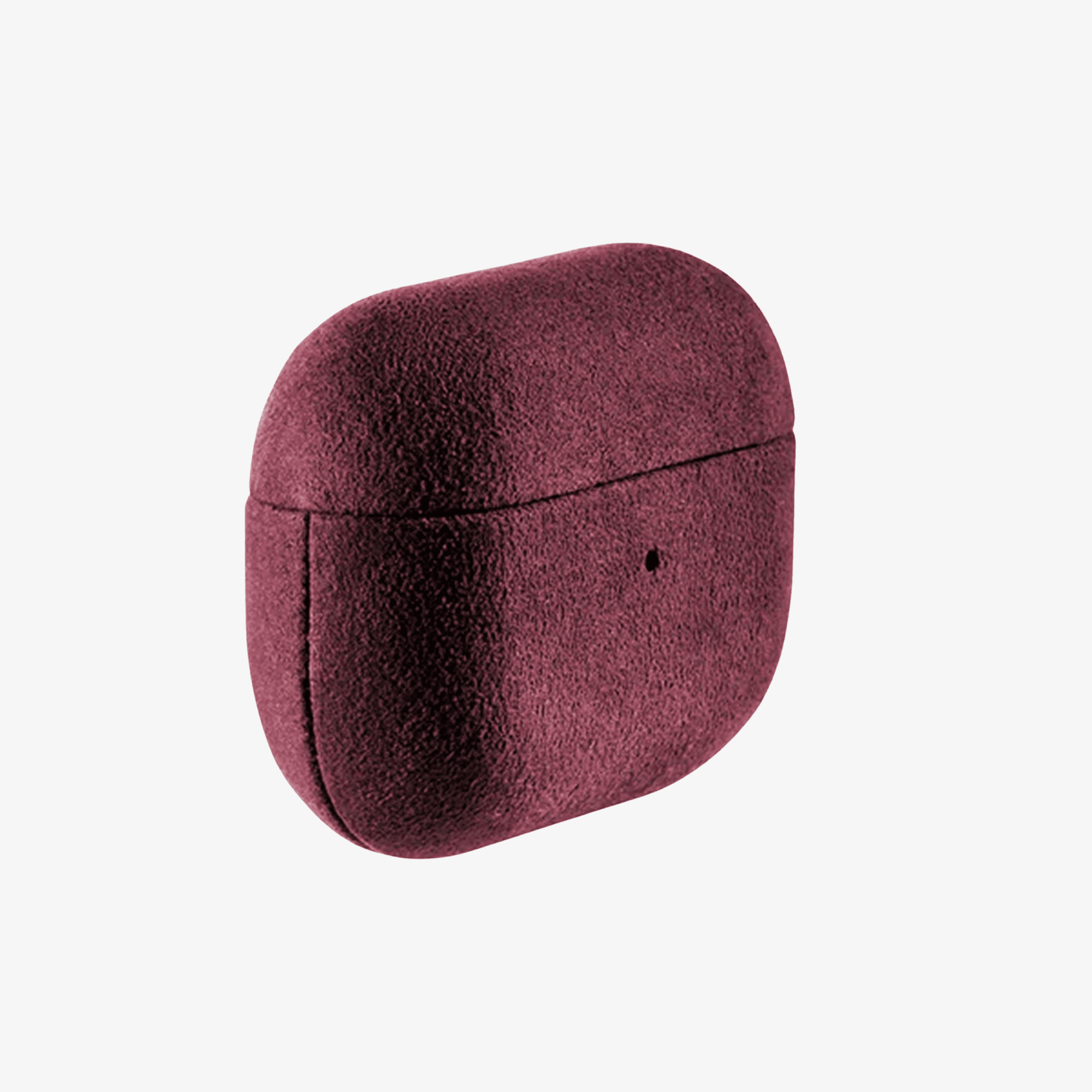 Coque en Alcantara pour AirPods Pro (2e génération) - Rouge bordeaux