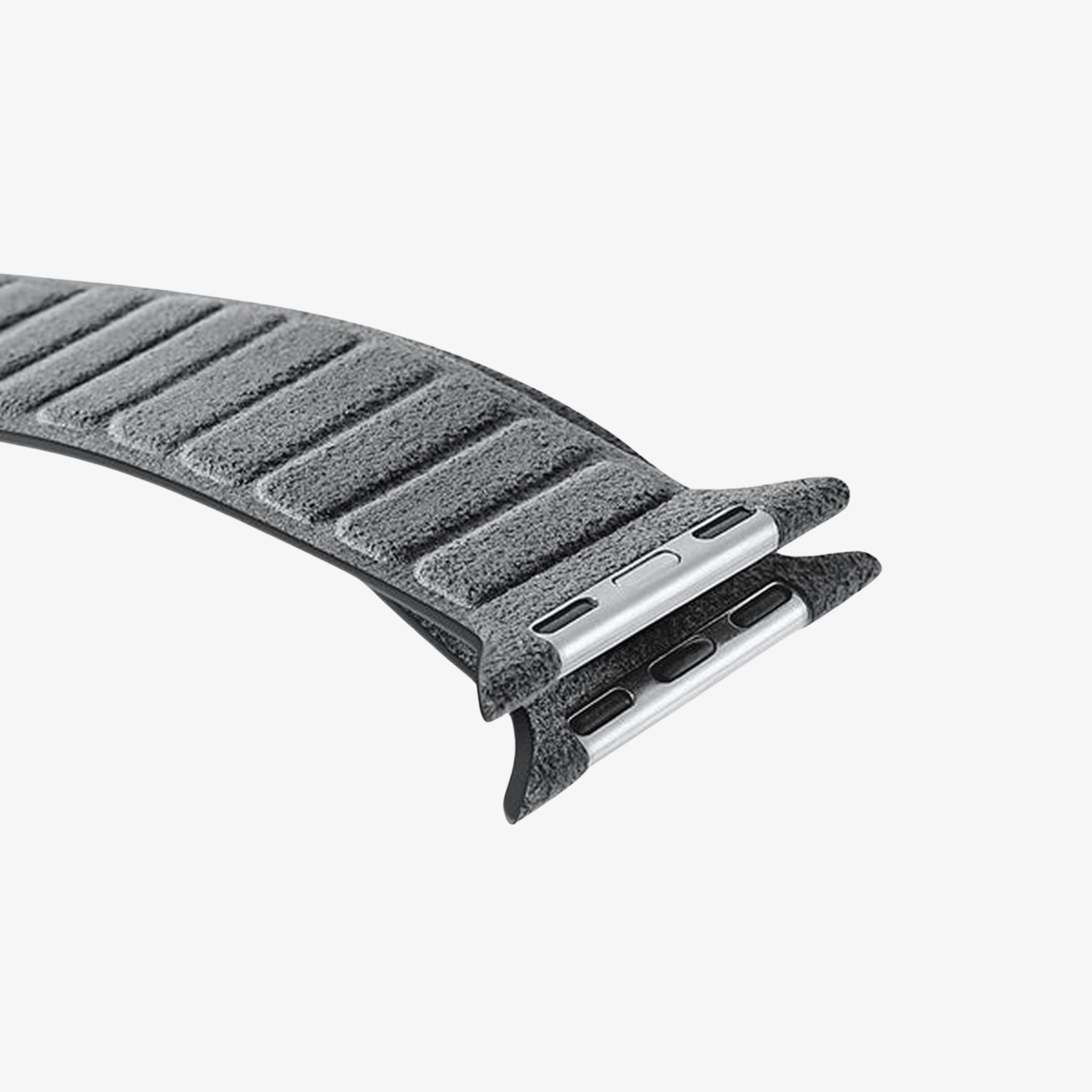 Bracelet Apple Watch en Alcantara - Gris Nardo - 38/40/41/42 mm