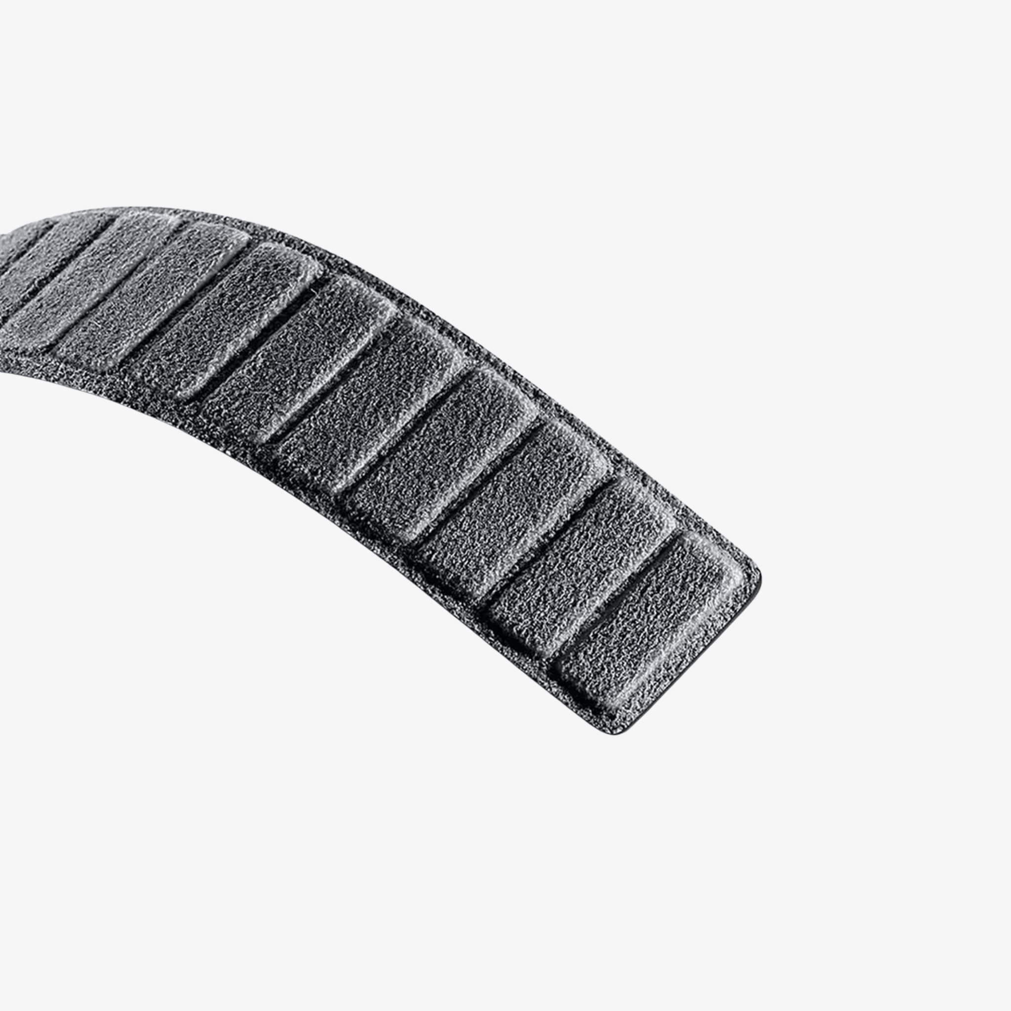 Bracelet Apple Watch en Alcantara - Gris sidéral - 38/40/41/42 mm