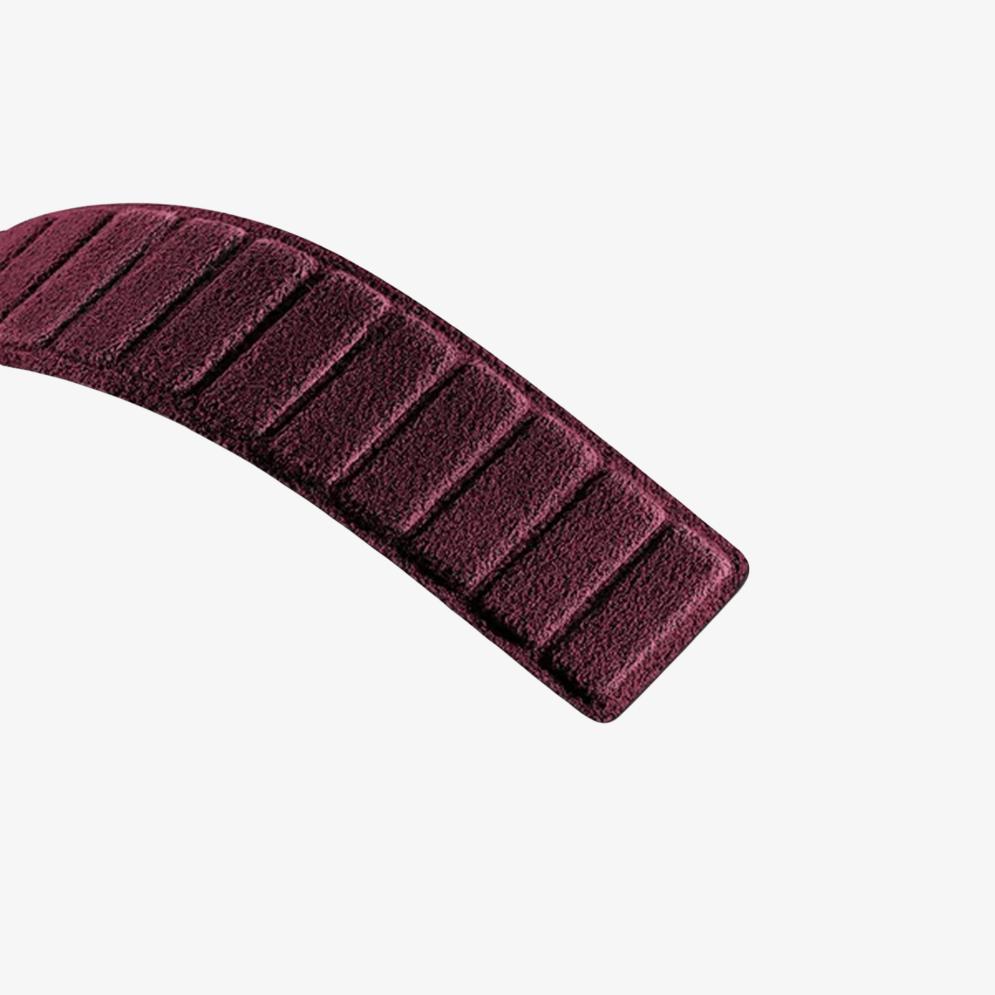 Bracelet Apple Watch en Alcantara - Rouge bordeaux - 42/44/45/46 mm & Ultra (49 mm)
