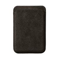 Portefeuille MagSafe en Alcantara - Marron Chocolat