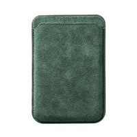 Portefeuille MagSafe en Alcantara - Vert Nuit