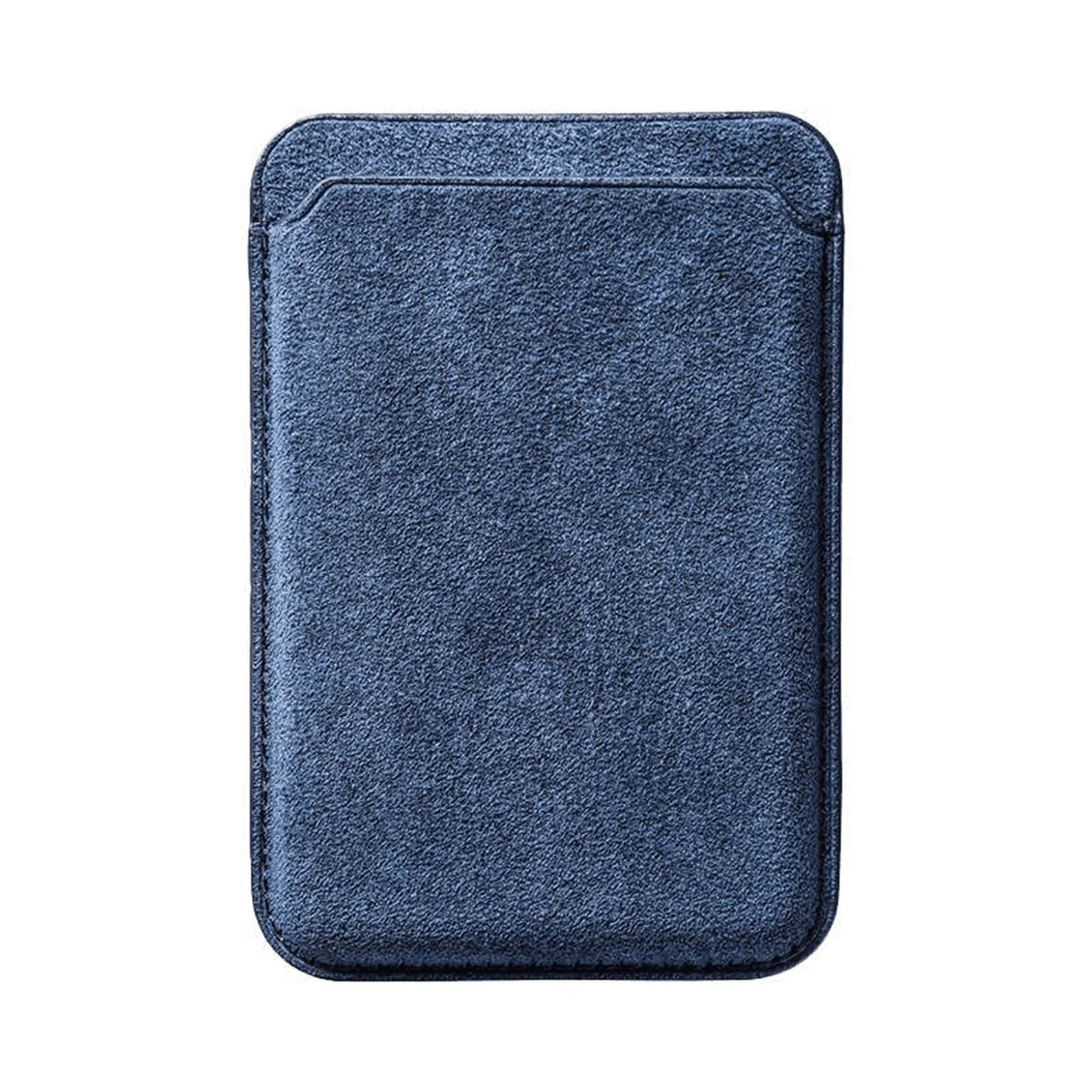 Portefeuille MagSafe en Alcantara - Bleu océan