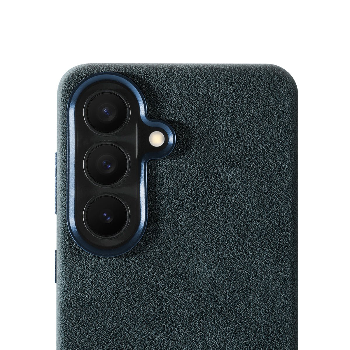 Samsung Galaxy S26 - Coque en Alcantara - Bleu marine