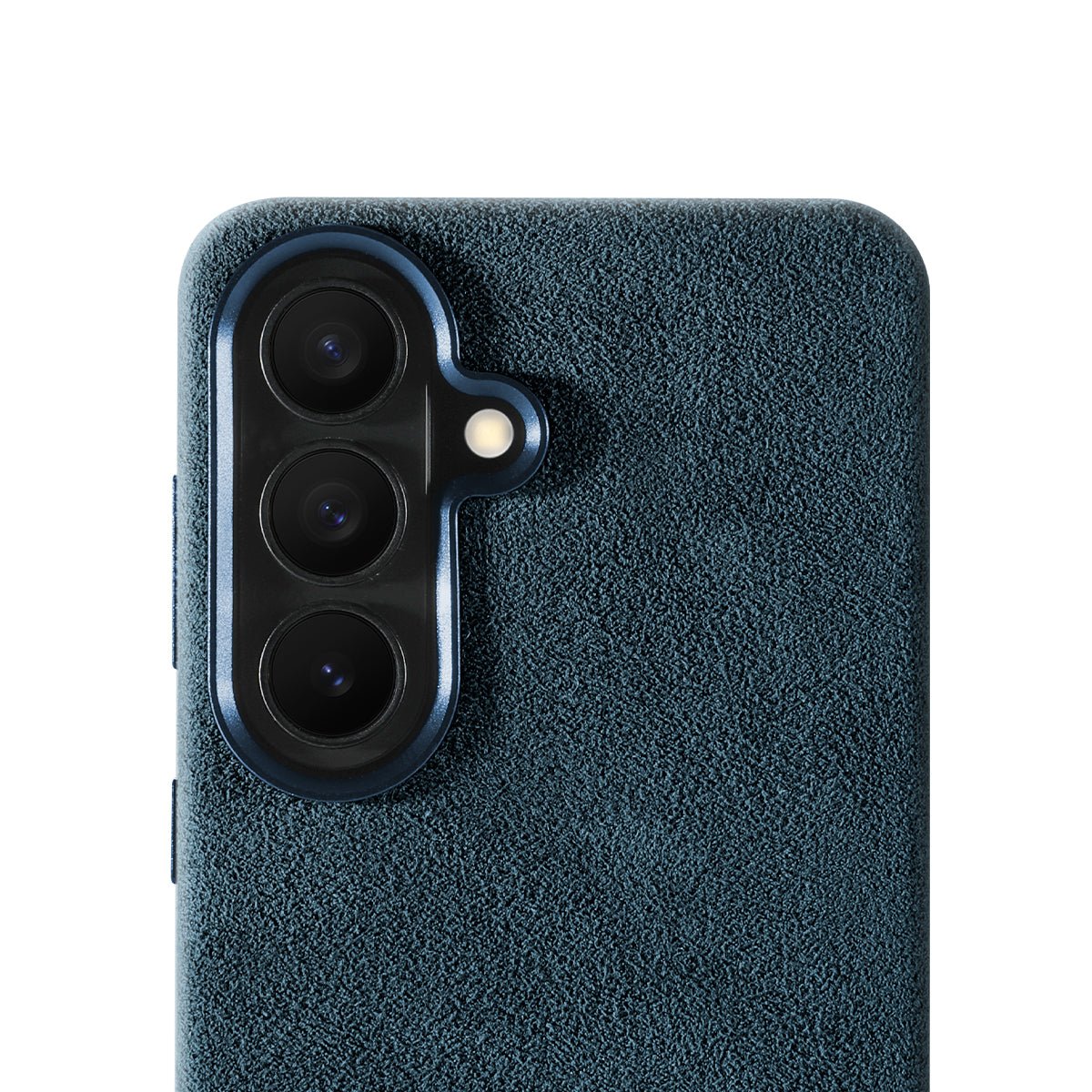 Samsung Galaxy S26 - Coque Alcantara - Bleu océan