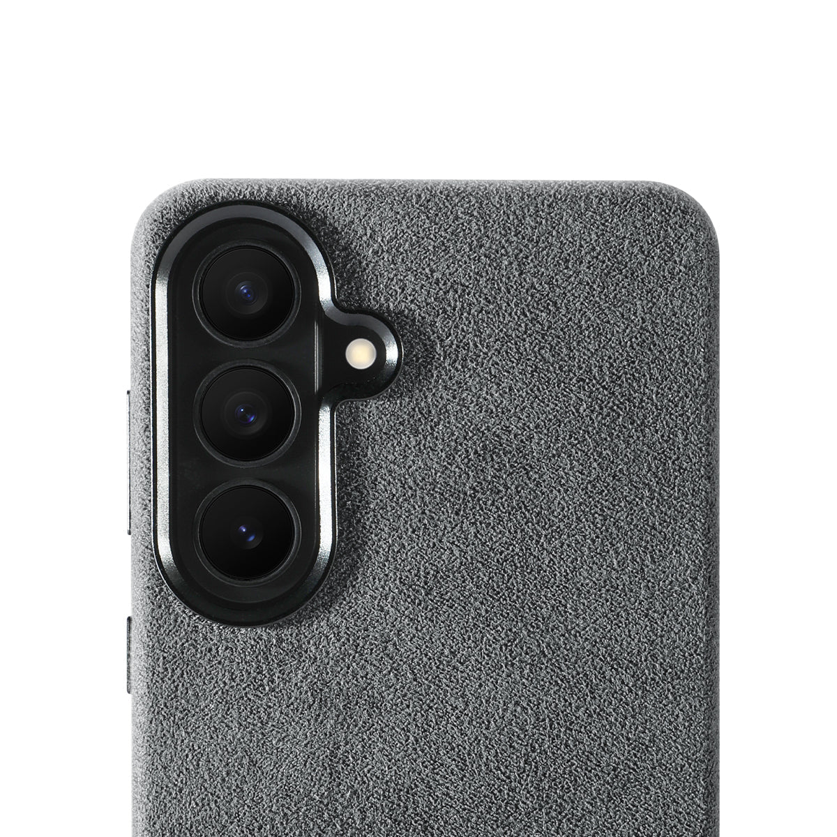 Samsung Galaxy S26 Plus - Coque en Alcantara - Gris Nardo