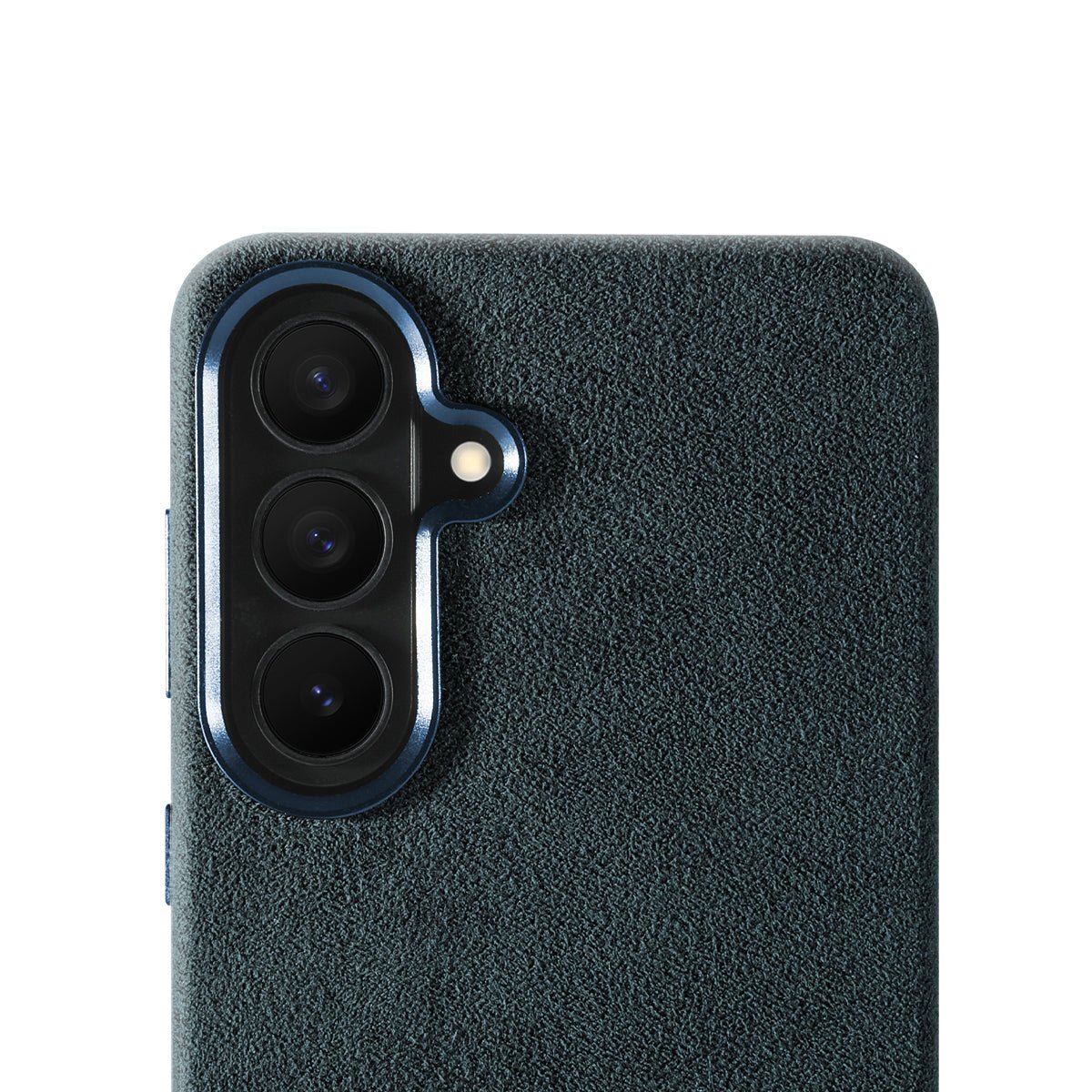 Samsung Galaxy S26 Plus - Coque Alcantara - Bleu Marine