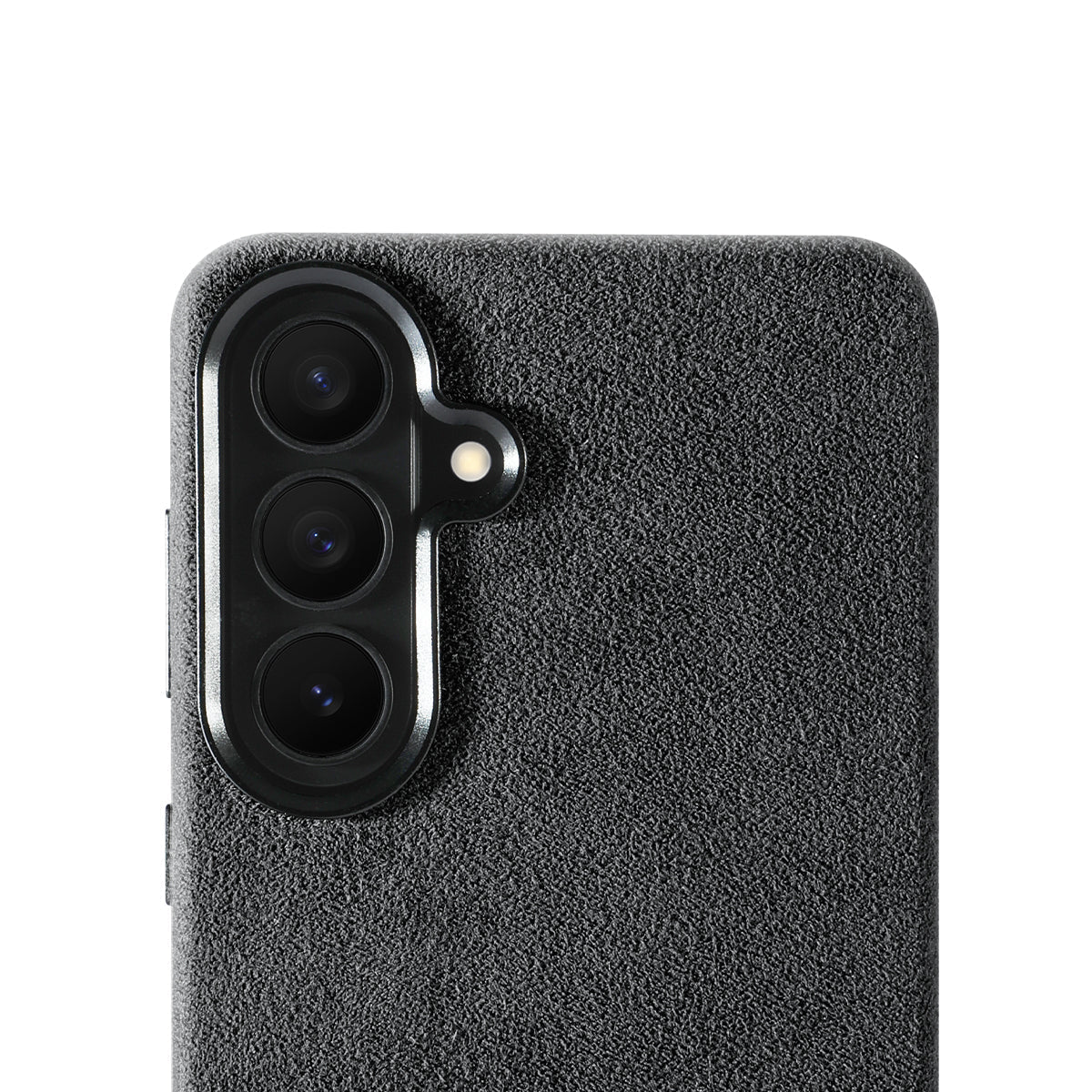 Samsung Galaxy S26 Plus - Coque Alcantara - Gris Sidéral